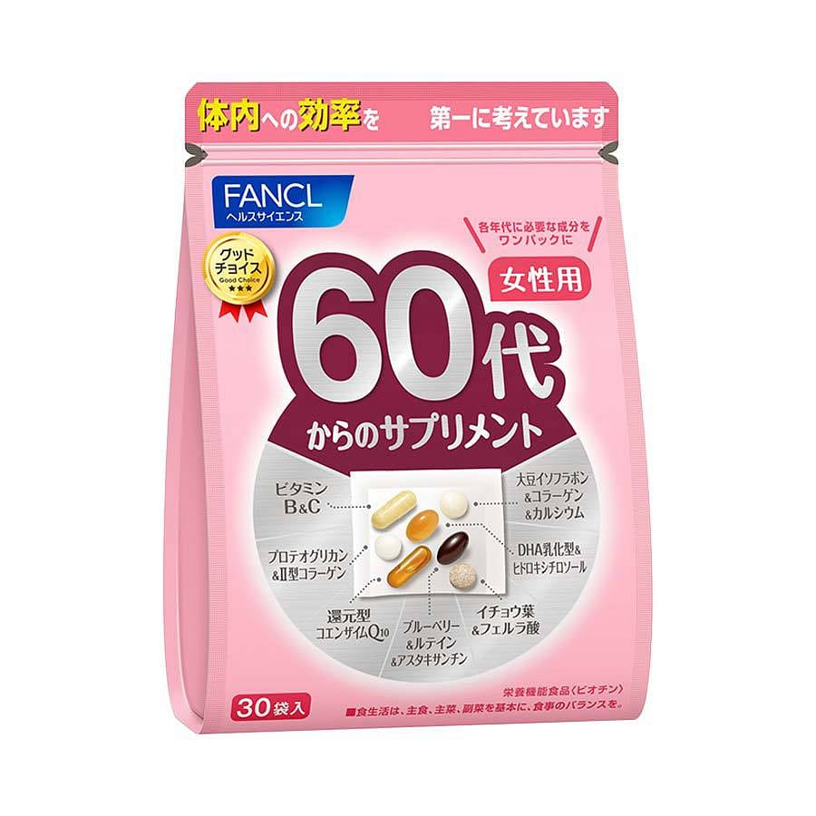 FANCL Age-Defying Vitamins 30Day for Women Aged 60 1 each