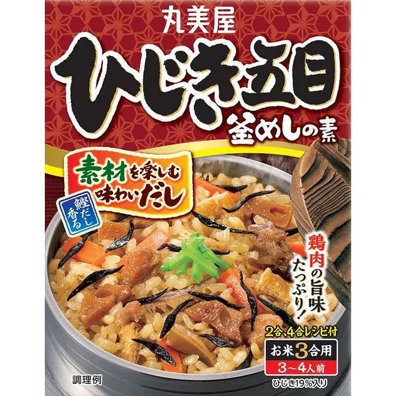 Marumiya 羊栖菜五目釜饭酱 215g 1 份