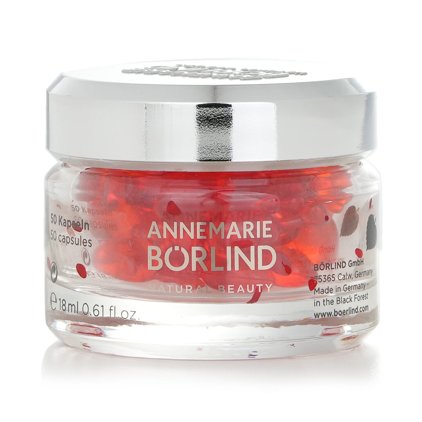 Annemarie Borlind Facial Oil For Night Care – Intensive Care Capsules For Stress Skin 50 bottle