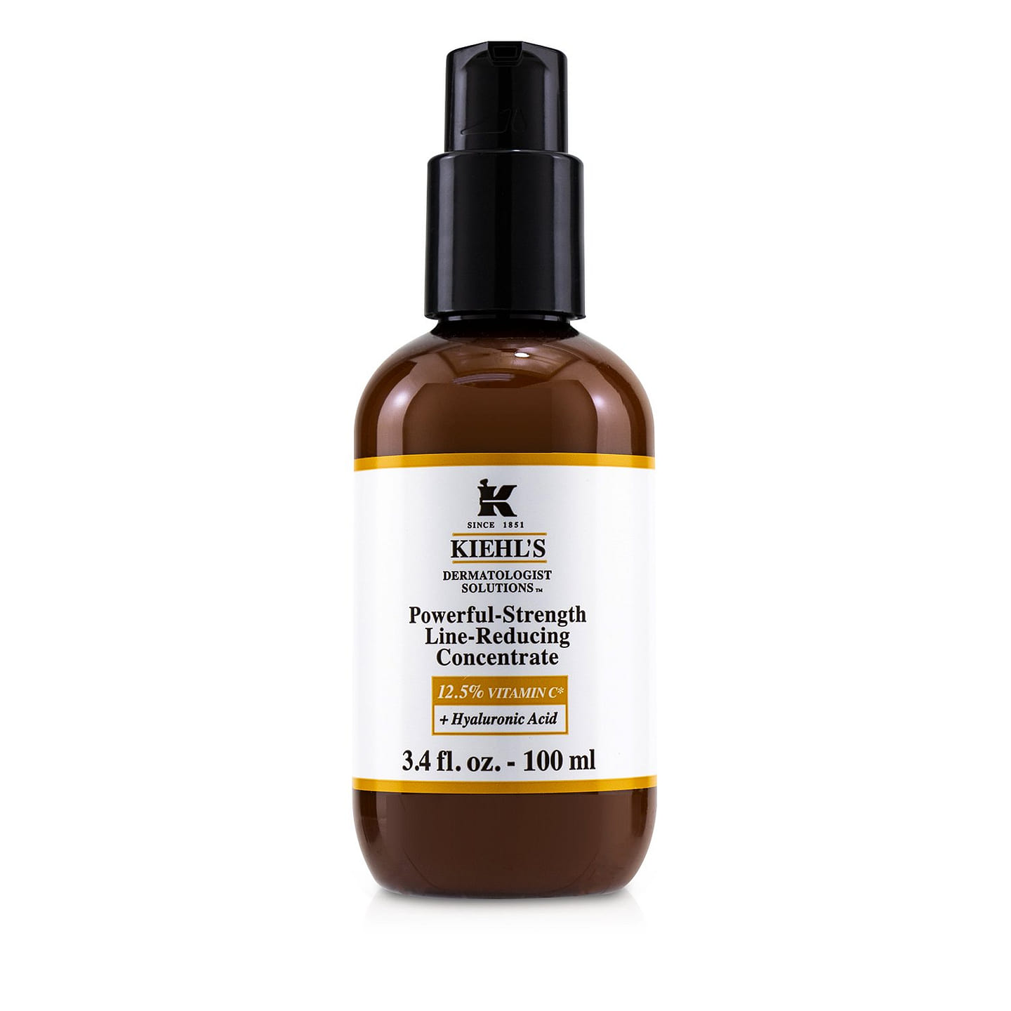Kiehl’s Dermatologist Solutions Powerful-Strength Line-Reducing Concentrate (With 12.5% Vitamin C + Hyaluronic Acid) 100ml/3.4oz 100 ml