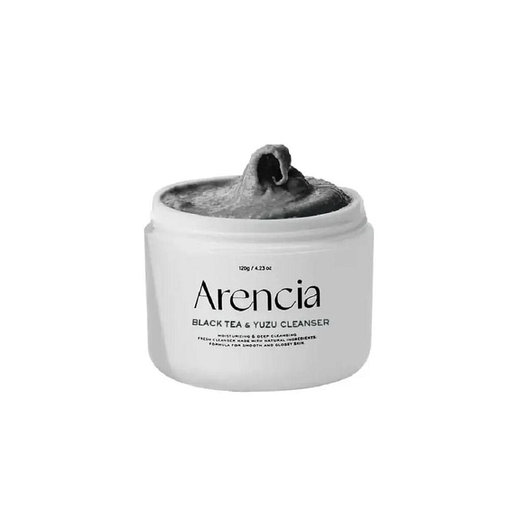 Arencia Black Tea & Yuzu Rice Mochi Cleanser 120g 1 each