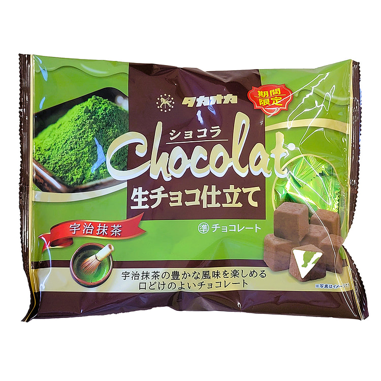 Takaoka Raw Chocolate (Uji Matcha Flavor) 135g