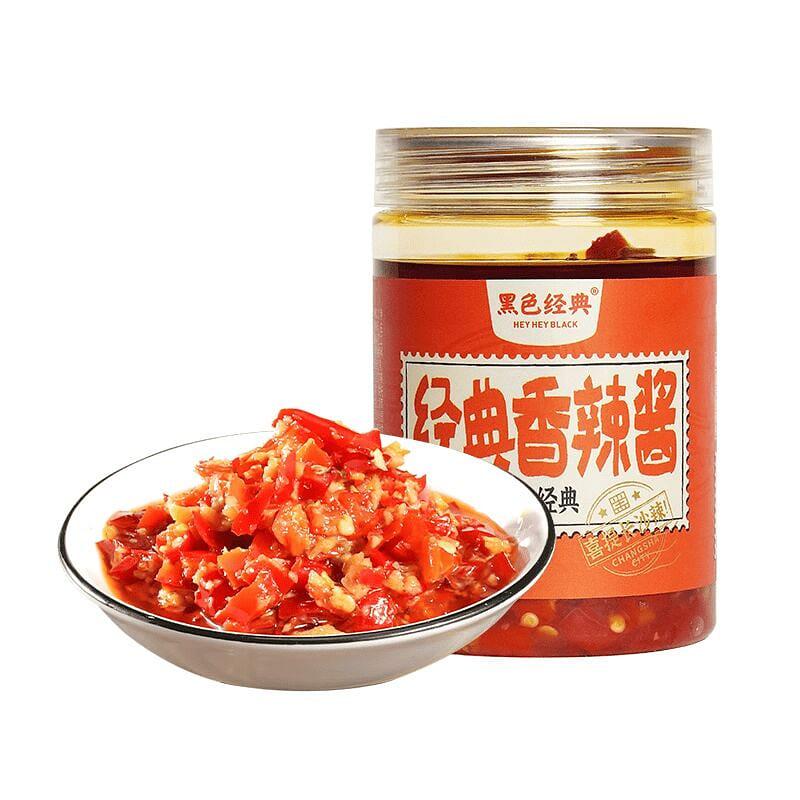 Black classic chili sauce with rice 258g 258 g