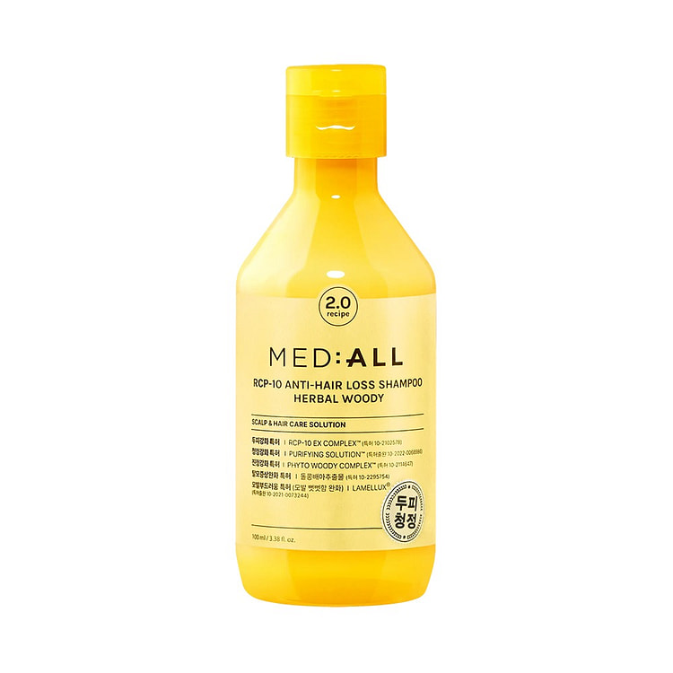 MEDIALL Rcp-10 Anti Hair Loss Shampoo Herbal Woody 1 each