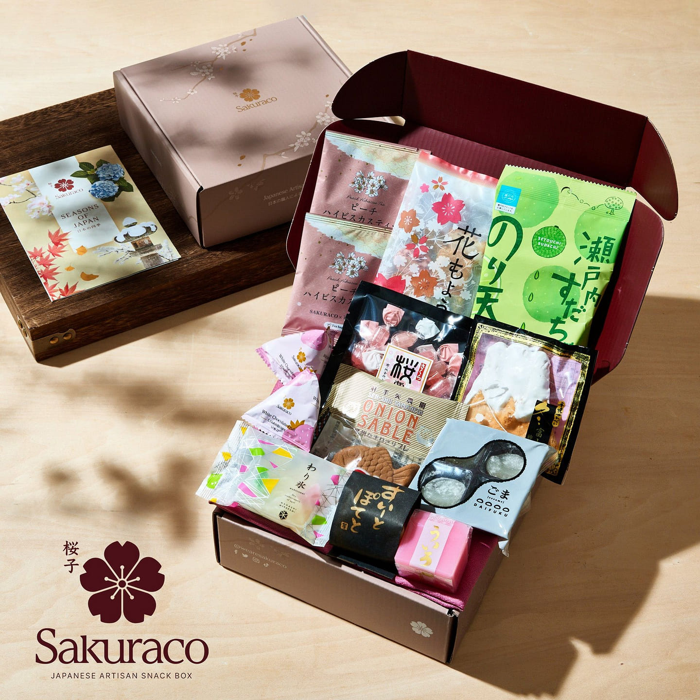 Sakuraco Tasting Box: Seasons of Japan 665 그램