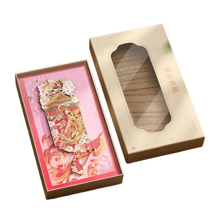 古典中国风金属书签 不负韶华 148*78mm 1 盒
