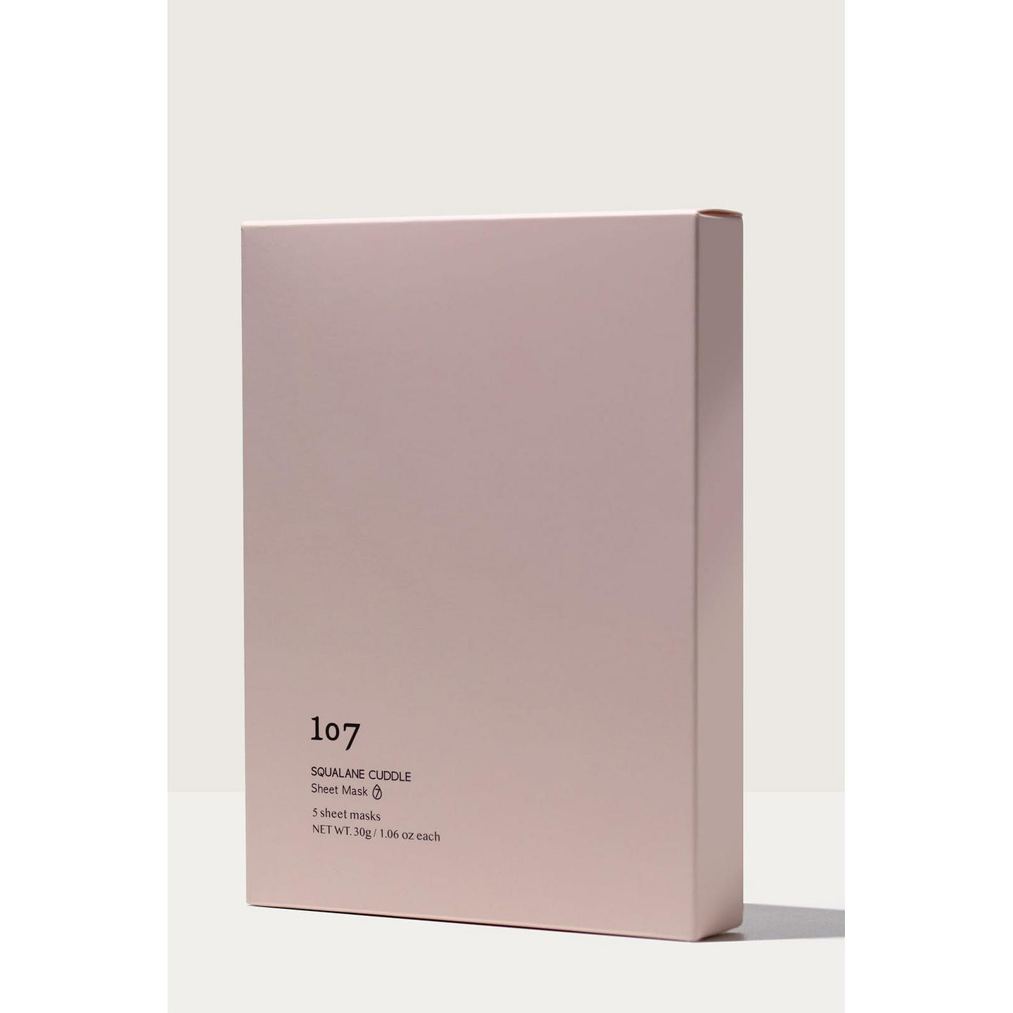 107 ONE-O-SEVEN Squalane Cuddle Sheet Mask 1 each