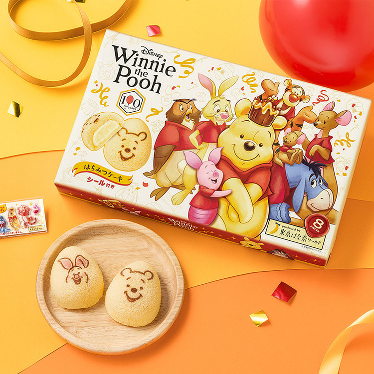 Tokyo Banana Winnie the Pooh Cakes 8Pieces 1 count
