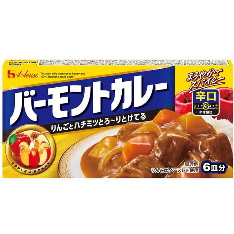 House Foods 佛蒙特咖喱，辣味，115g
