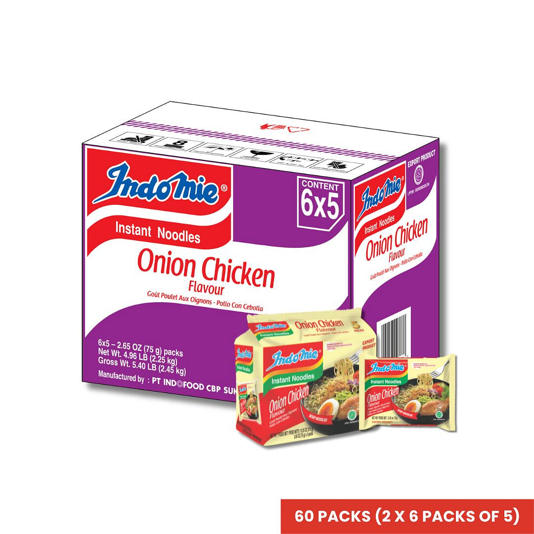 Indomie Onion Chicken Flavor Noodles – 30 Pack 1 count