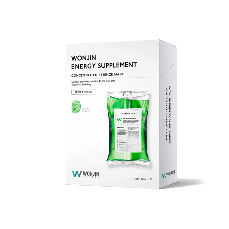 Wonjin Effect Energy Supplement Concentrated Essence Mask 08/2024 10 count