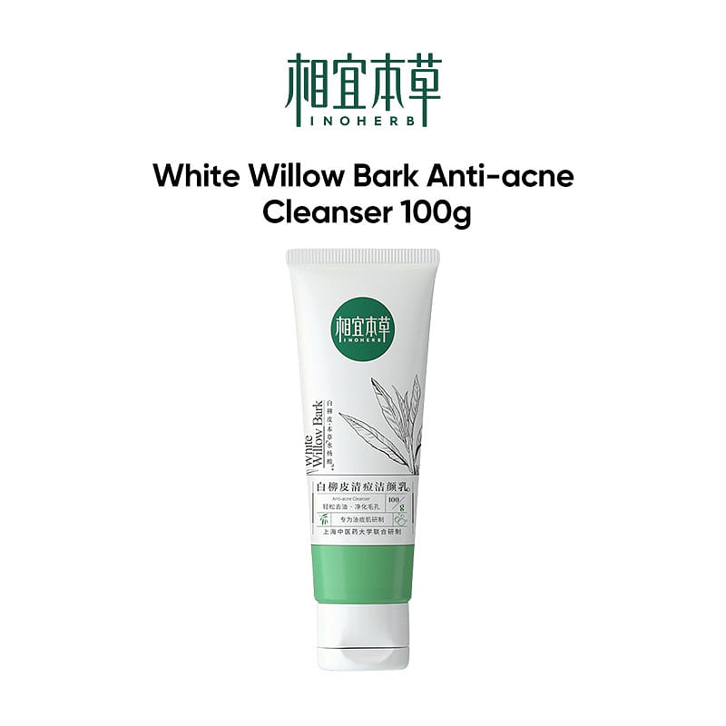INOHERB Herbal Salicylic Acid White Willow Bark Anti-acne Cleanser 100g 100 g