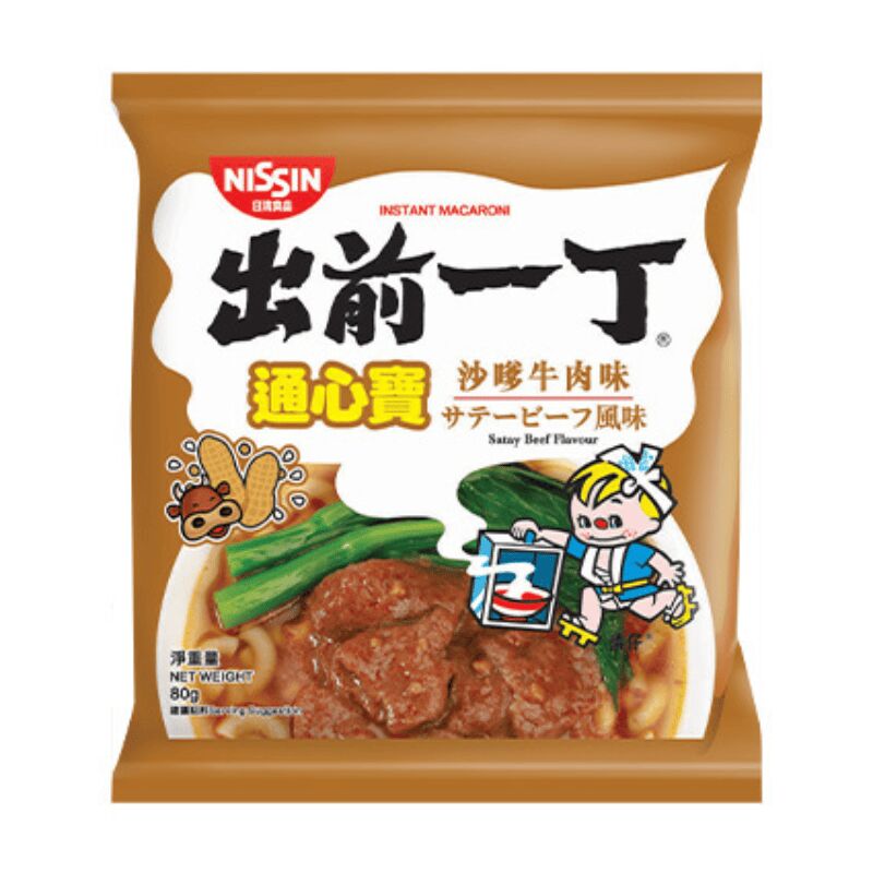 出前一丁 通心寶 沙嗲牛肉味 90 克