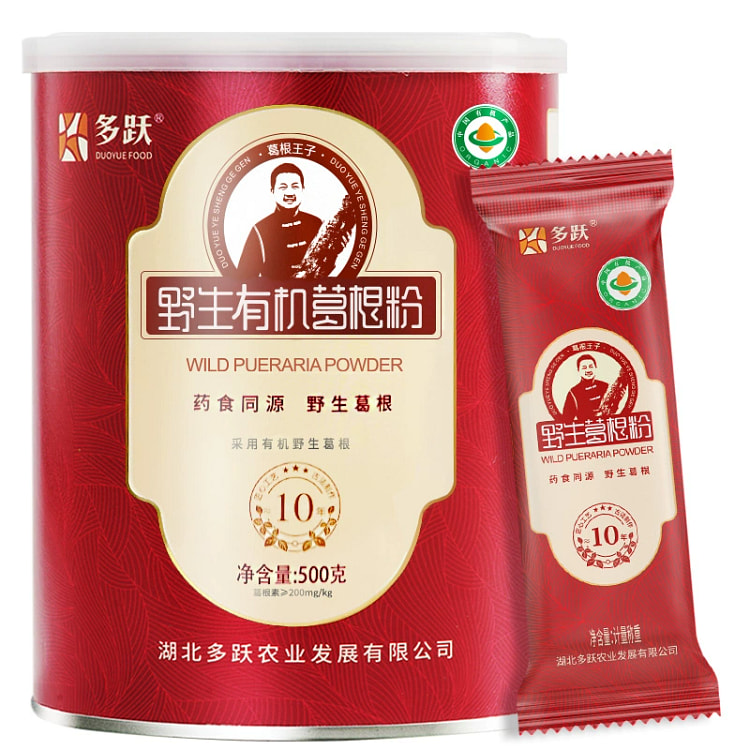 多跃有机野生葛根粉 10年天然野生葛粉*1罐