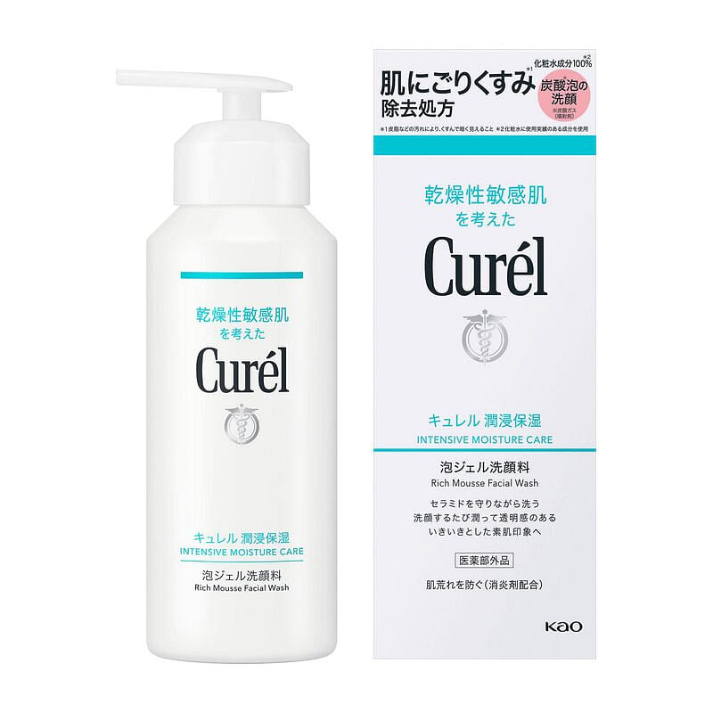 KAO Curel Foam Gel Facial Cleanser 200g 200 g