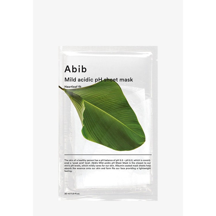 Abib pH Mask (Houttuynia Cordata) 10 sheets 1 each