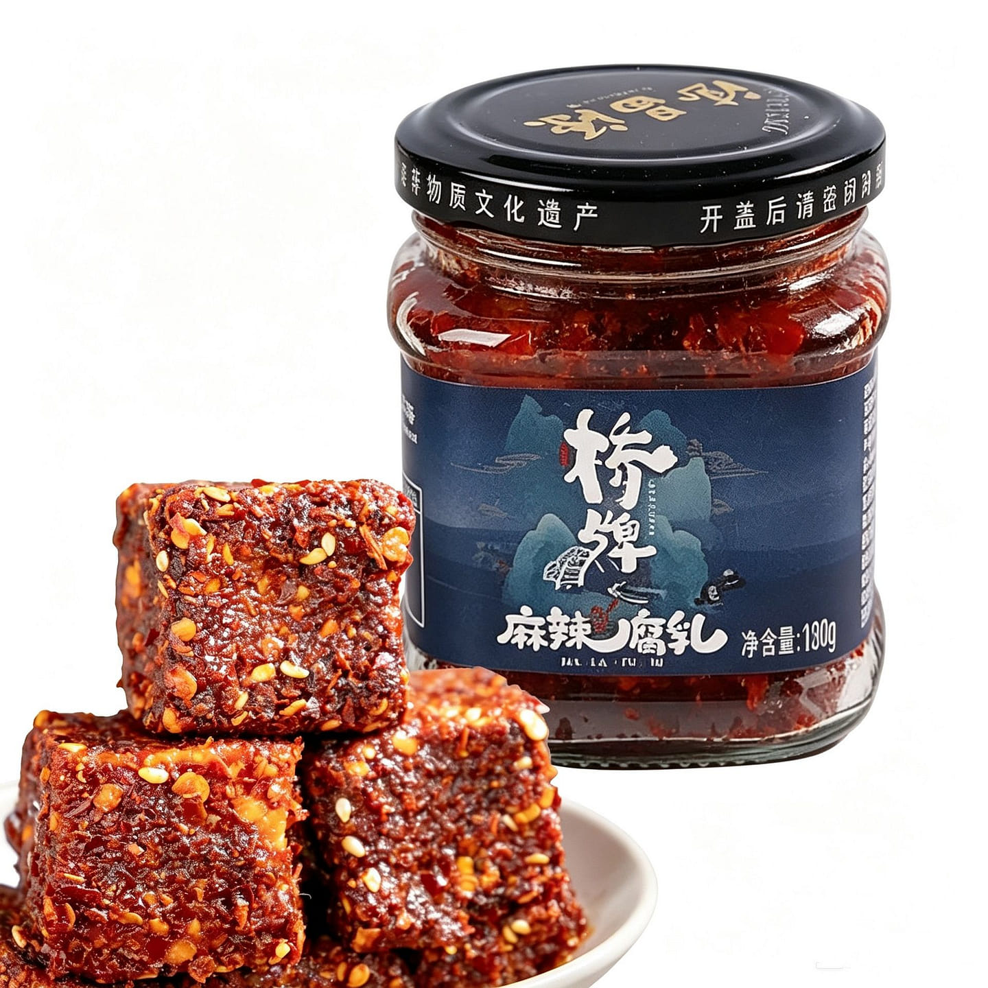 Sichuan specialty spicy fermented bean curd with p 130 g