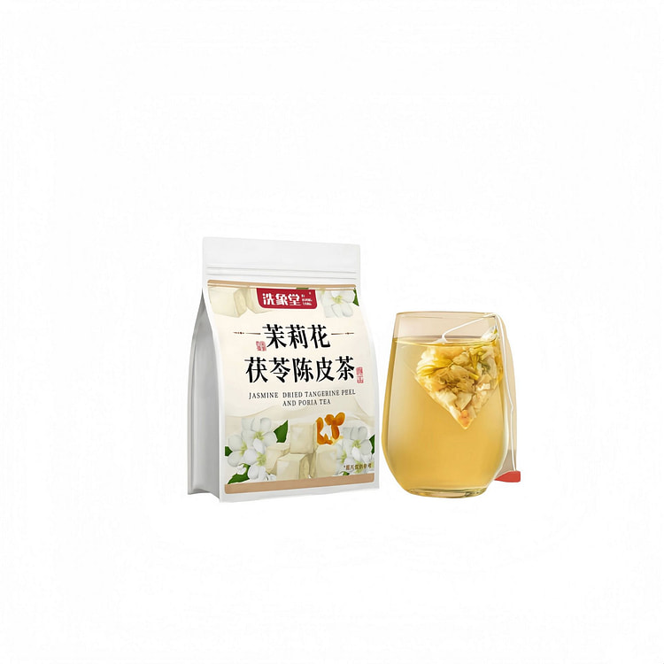 茉莉花茯苓陈皮茶干花75g排浊气体香花茶包 75 克