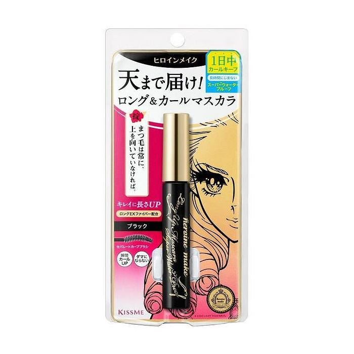 Kiss Me Heroine Make Long & Curl Mascara Super Waterproof WP01-Black 6g