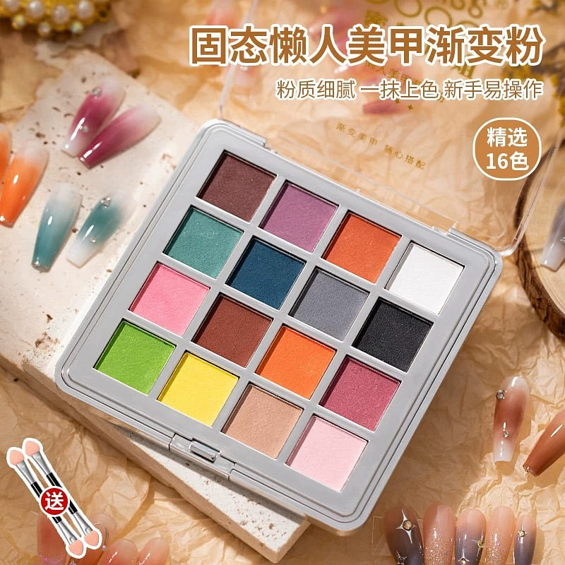 DIY 16-Color Mirror Finish Powder 1 box