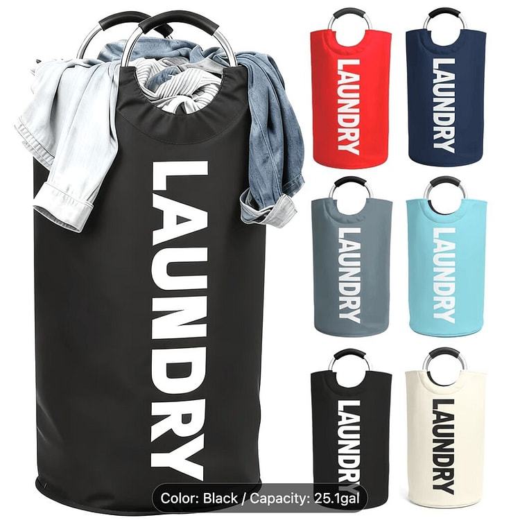 Extra Large Foldable Laundry Basket Hamper Bag 1 pack