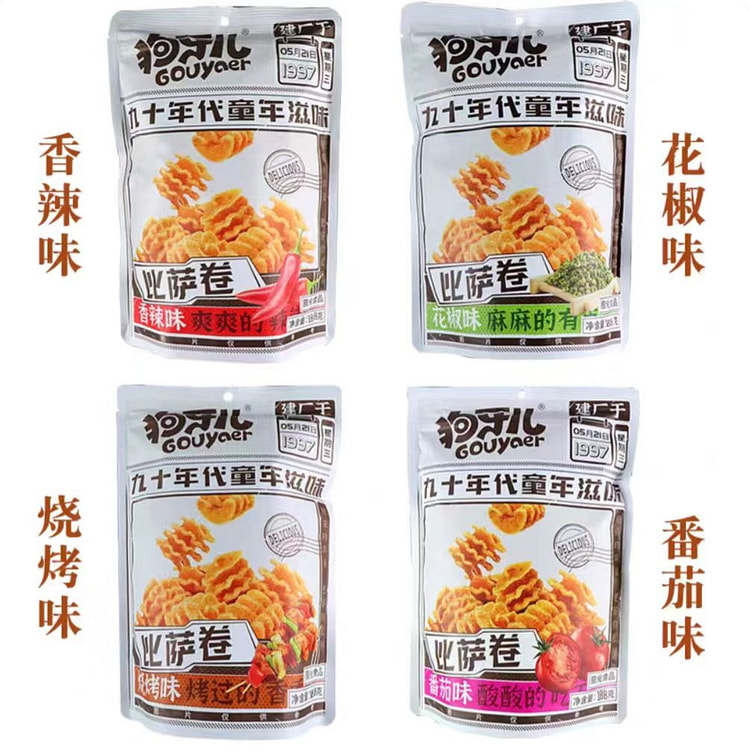 狗牙儿比萨卷锅巴188g*4袋 752 克