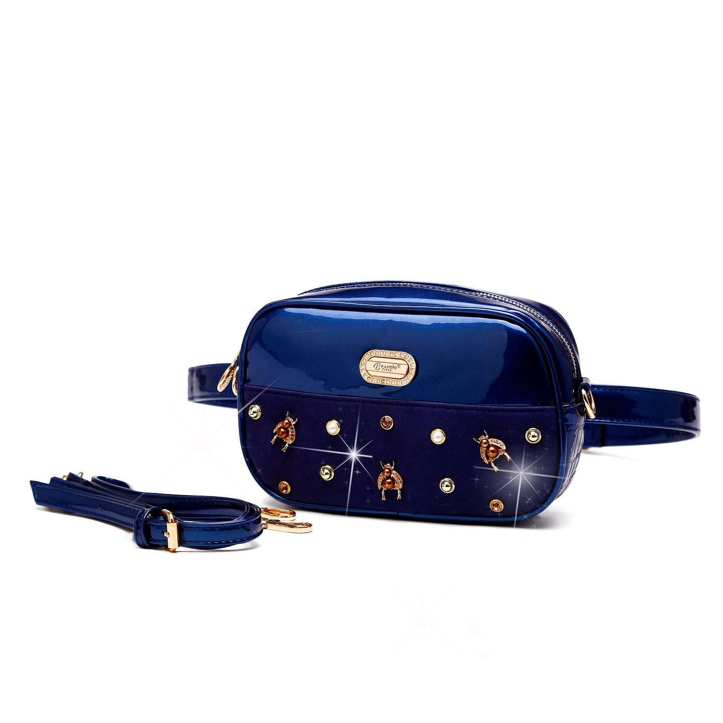 Honey Bee Fanny Waist Bag Pack Blue [RMF7758-RB] 1 each