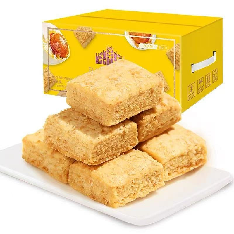 Pu's Recipe Salted Egg Yolk Flavor Square Crunch 1000 g