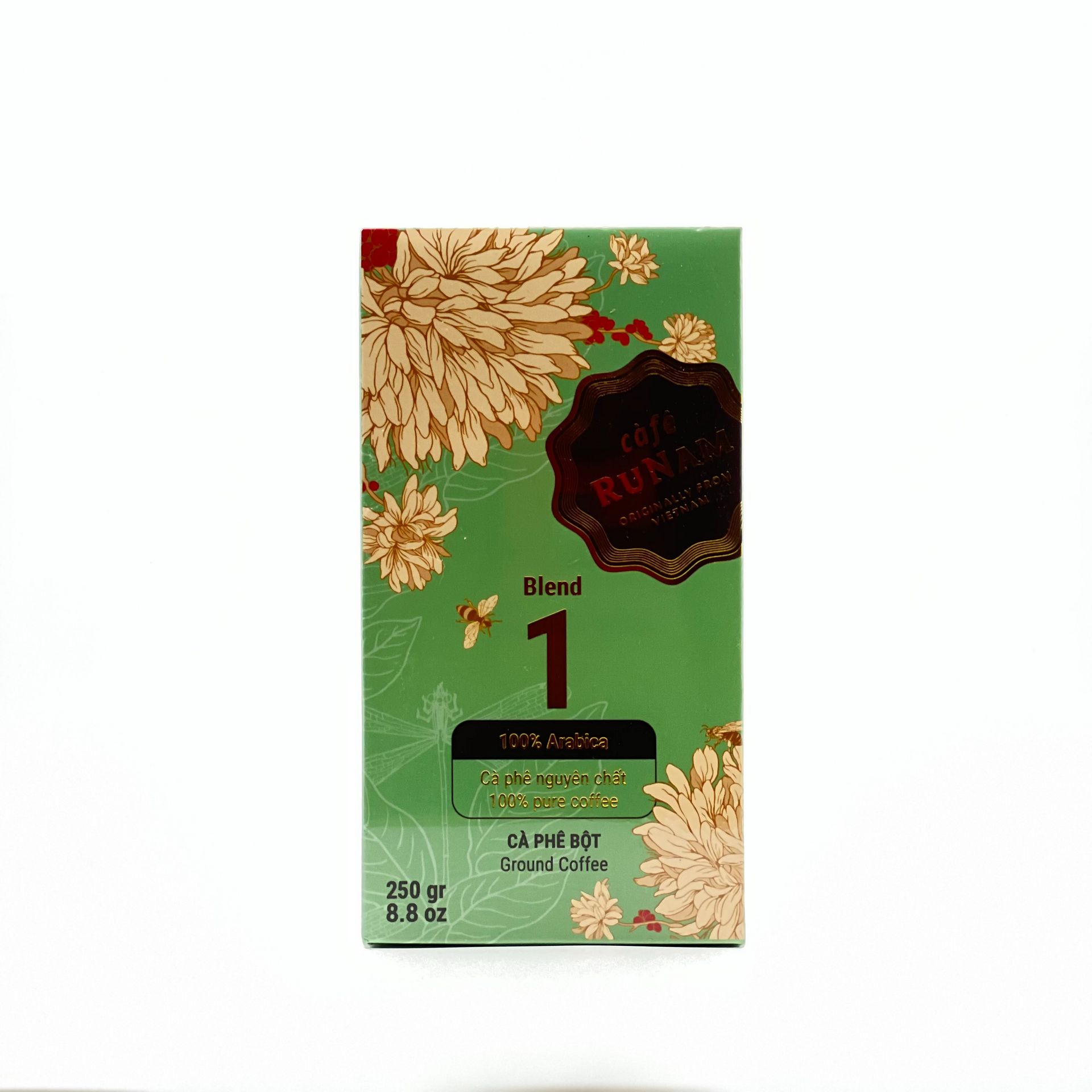 RUNAM CAFE 高级研磨咖啡 阿拉比卡咖啡豆 8.8 盎司