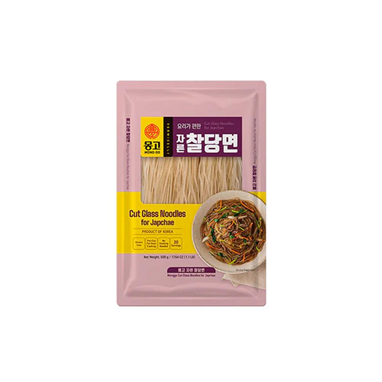 MONGGO FOODS "Cut" Glass Noodles for Japchae 1.1LB 1 each