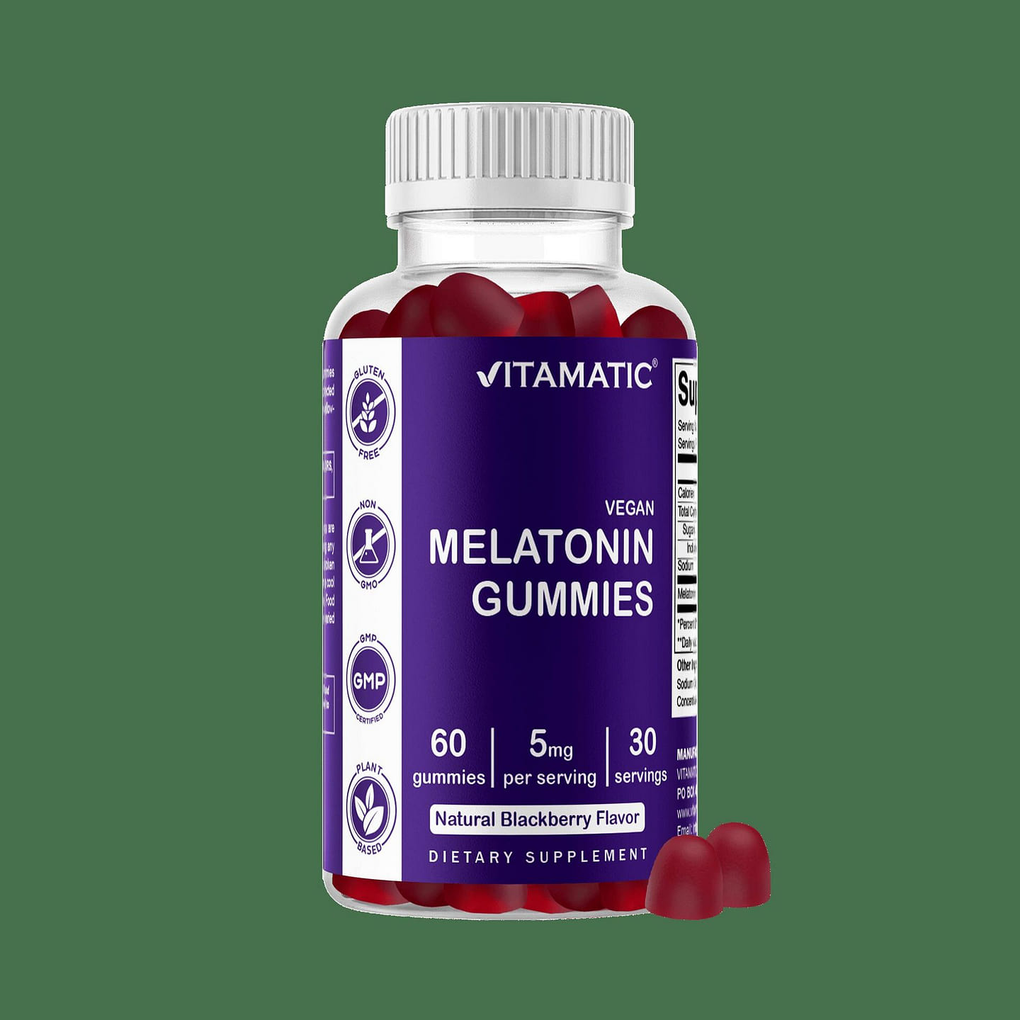 Melatonin 5 mg 60 Vegan Gummies 1 個
