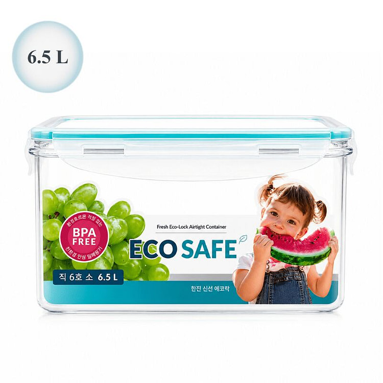 [ECO SAFE] Hộp đựng thực phẩm kín khí 6.5 L 1 each