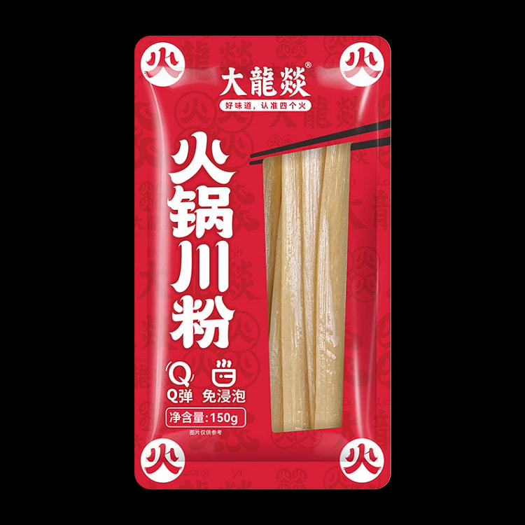 Hot pot noodles, Dalongyichuan noodles, wide noodles, hot pot ingredients, 