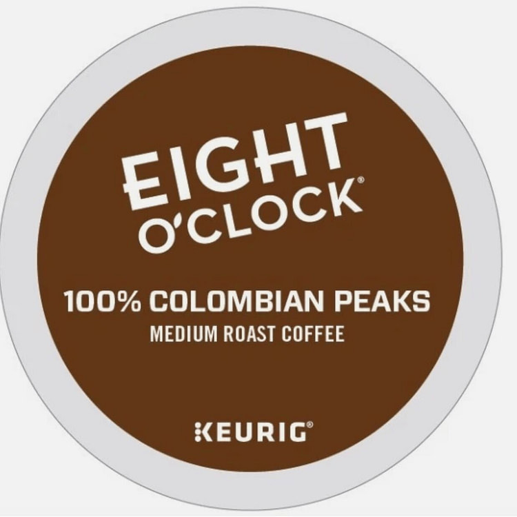 Eight O'Clock Coffee Colombian Peaks K-Cup Pods, M 1 pack