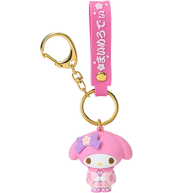 Sanrio 三丽鸥 立体钥匙扣(和服)粉色 凯蒂