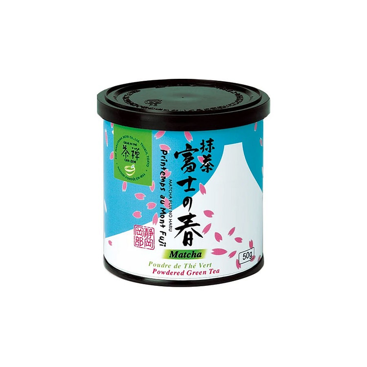 日本直邮百年老铺寿月堂 富士春茶禅特级抹茶粉50g