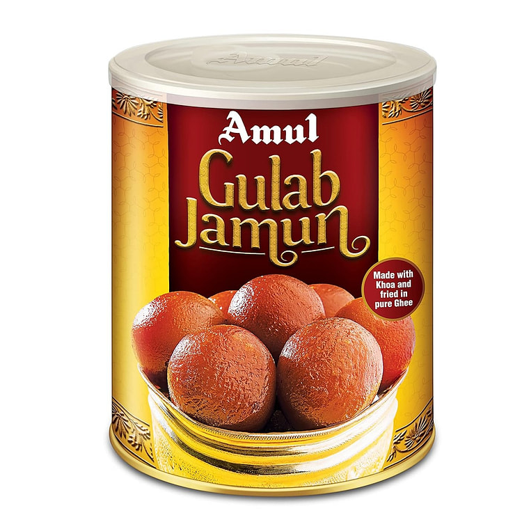 Amul Gulab Jamun 1KG 1 pack