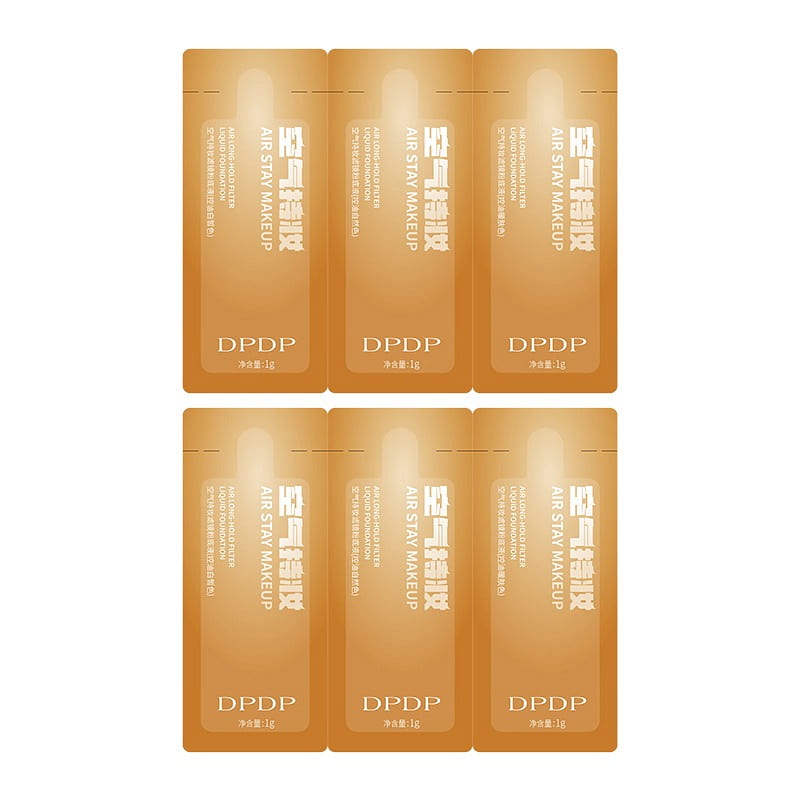 DPDP Air Stay Foundation Shade Trial Sample 6 pack
