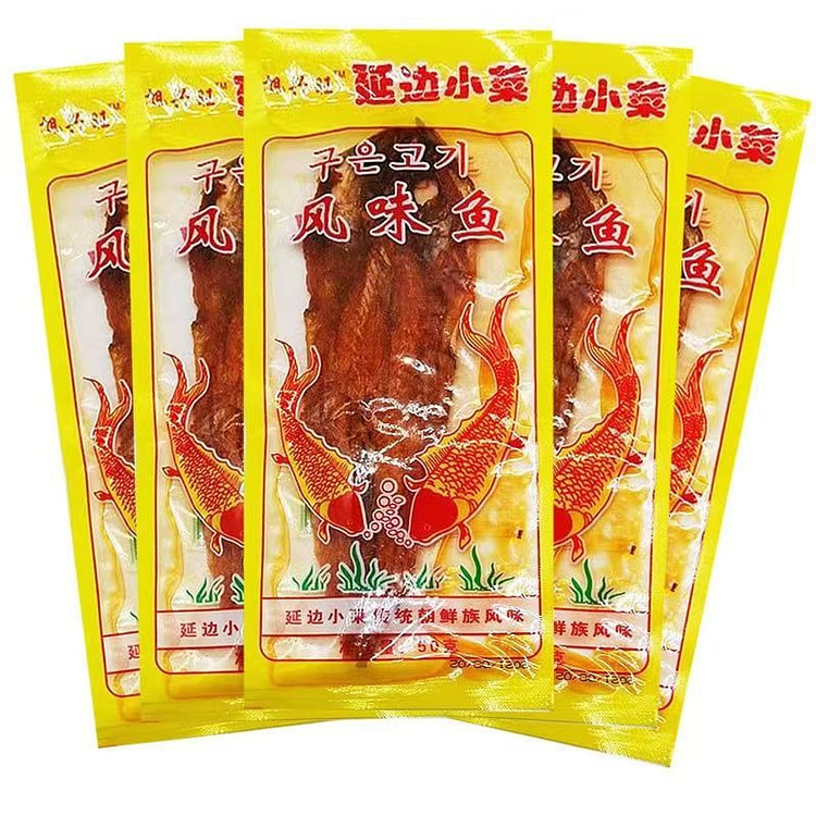 延边明太鱼朝鲜族风味吉林烤鱼片老火车辣鱼即食鱼干