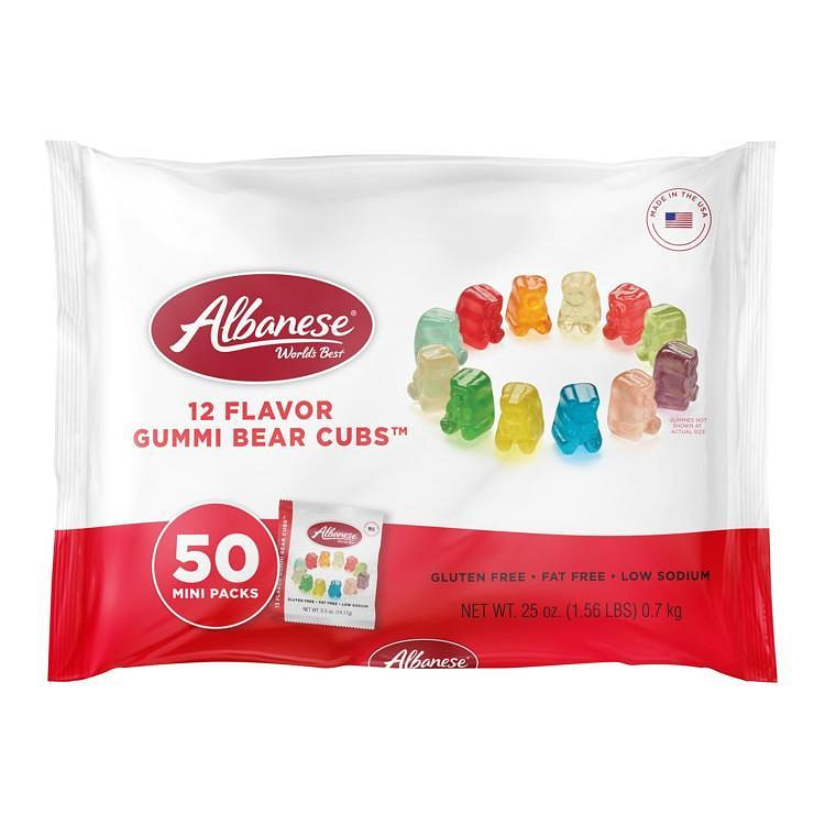 Albanese 12 Flavor Gummi Bear Cubs 50ct 1 each