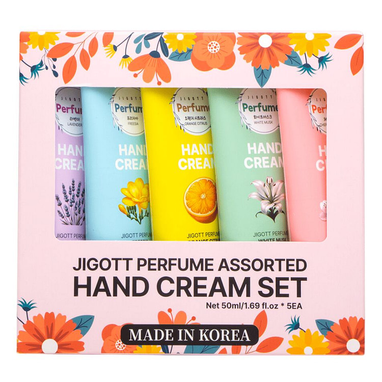 JIGOTT Perfume 护手霜套装 50 毫升*5 个