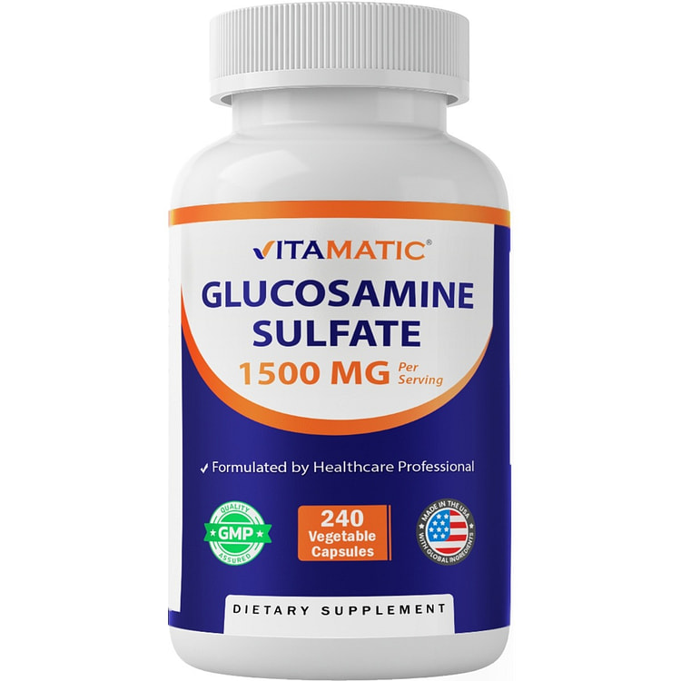 Glucosamine Sulfate Supplement, 240 Capsules
