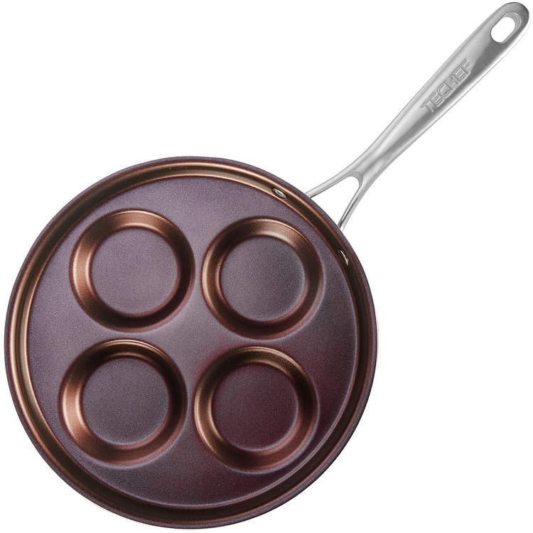 TECHEF - Eggcelente Pan | Multi 4-Cup Egg Pan
