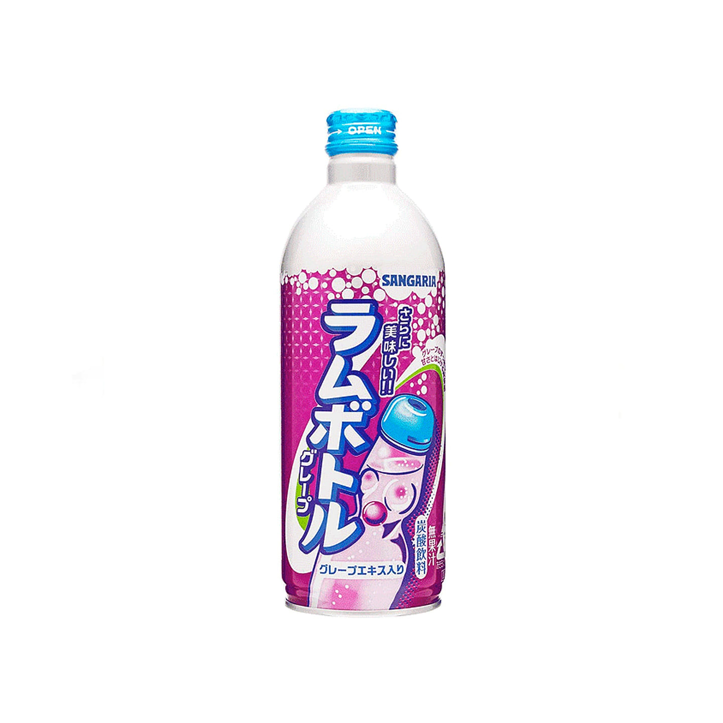 Sangaria Grape Ramu Bottle (Japan) 16.2 온스