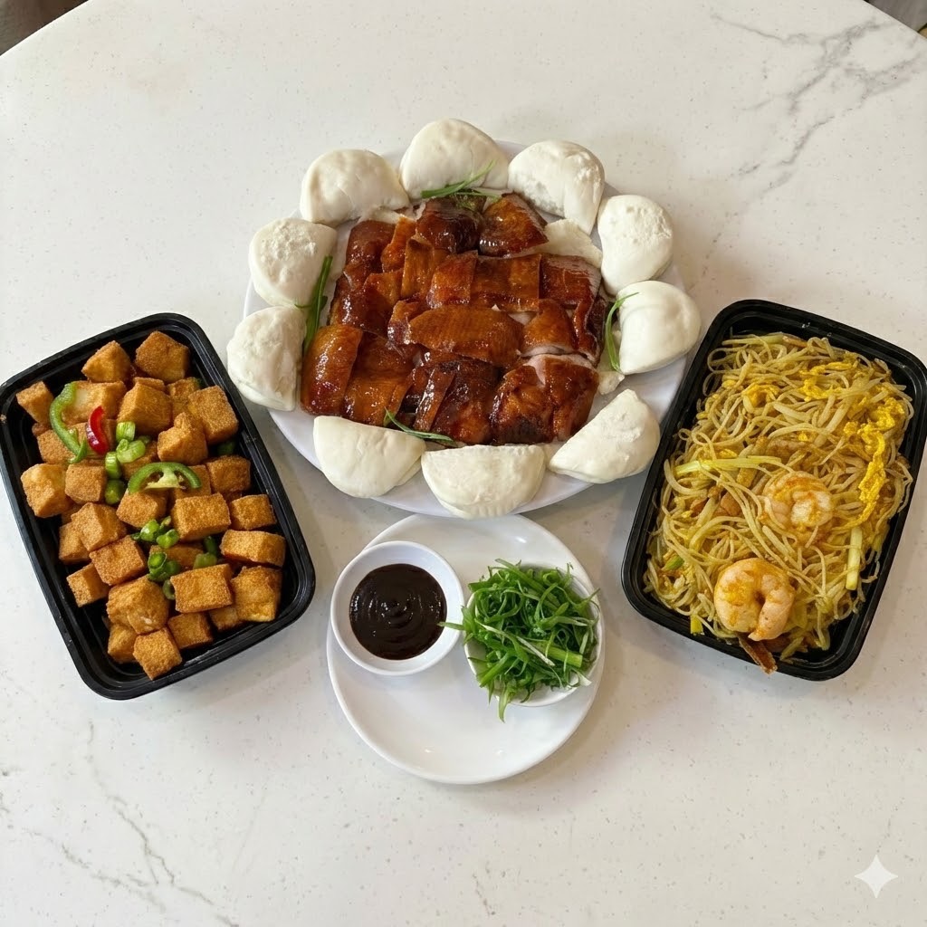 New Year Hongkong Roasted Duck combo 1 each
