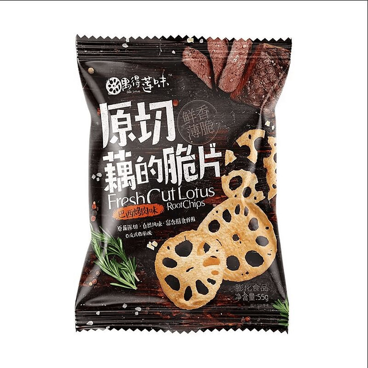 偶得莲味原切藕的脆片莲藕脆片55克*1袋 55 克