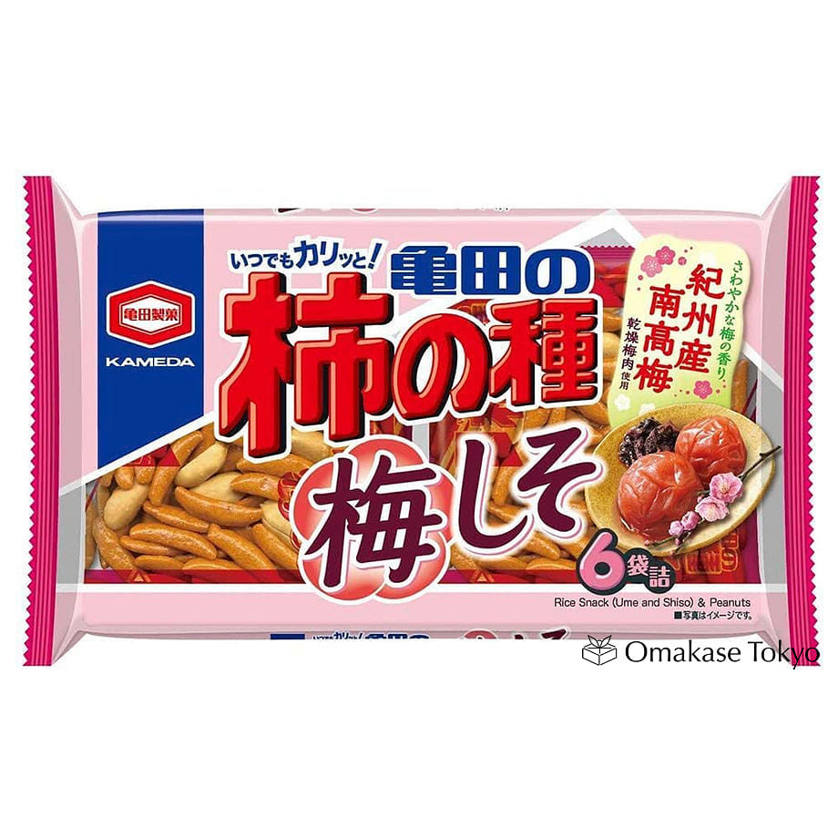 卡美达柿种梅紫苏味米果花生164克 181 克