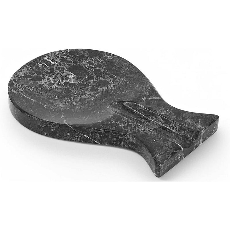 Radicaln Marble Spoon Rest, 8" Black