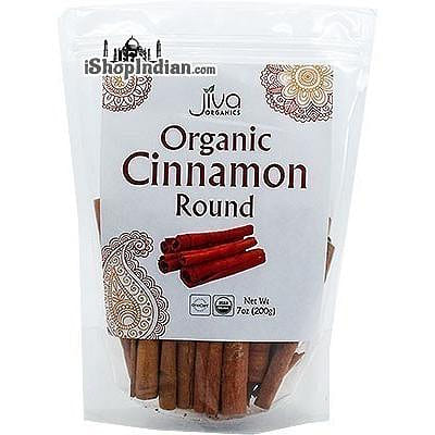 Jiva Organics Cinnamon Sticks (Round), 7 oz bag 7 oz