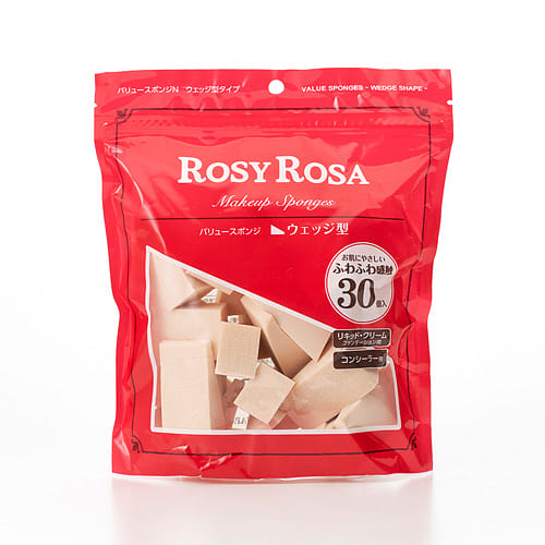 ROSY ROSA Cotton Puff Wedge 30pcs 1 each